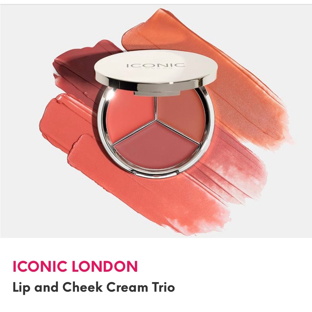 Iconic London Lip & Cheek Cream Trio